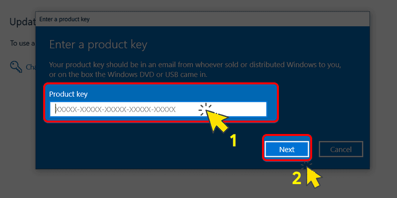 Tại cửa sổ Windows Activation ➔ Click chọn 'I changed hardware on this device recently'