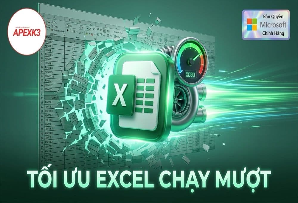 Excel Chậm, Đơ, Không Phản Hồi: Cách Tối Ưu File Nặng