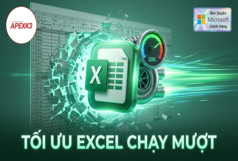 Excel Chậm, Đơ, Không Phản Hồi: Cách Tối Ưu File Nặng