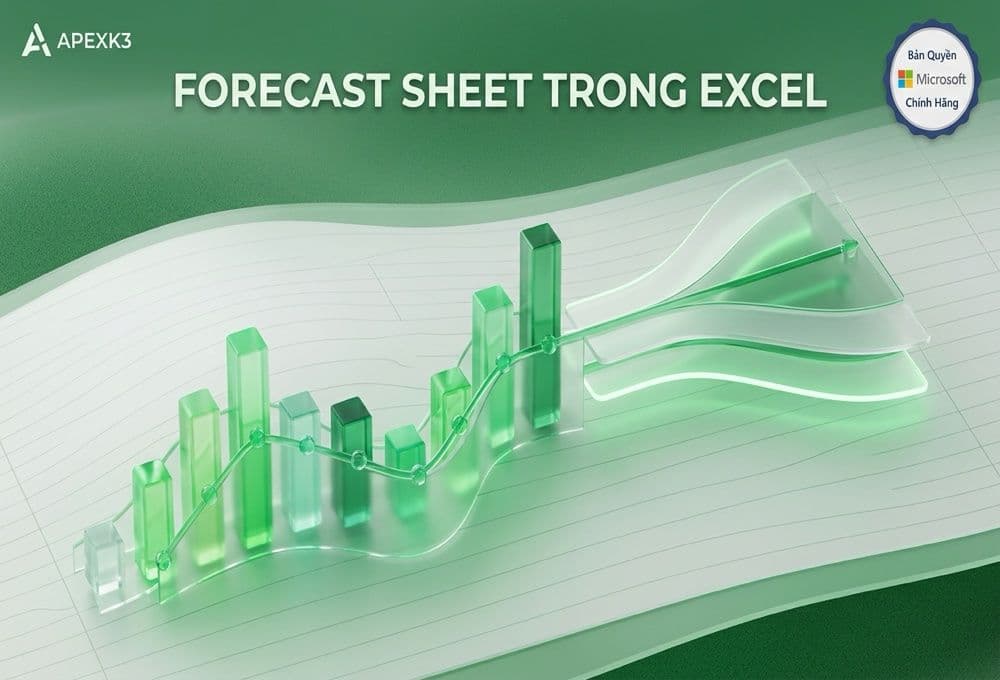 Forecast Sheet: Dự Báo Dữ Liệu Tự Động Trong Excel