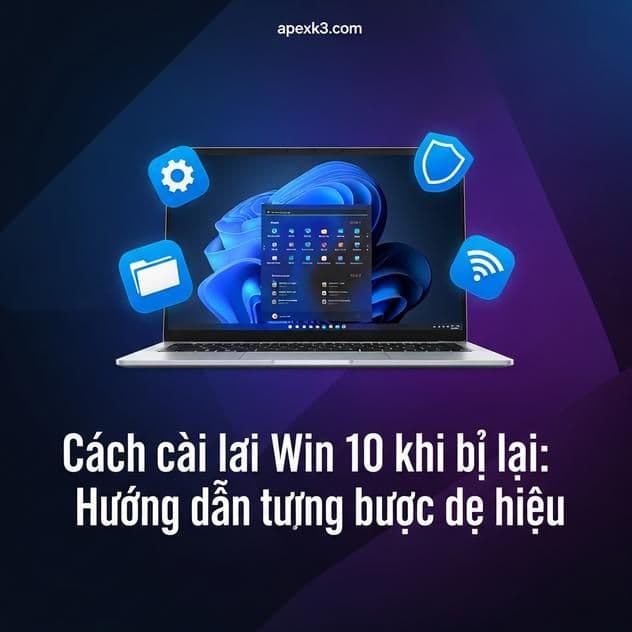 Cách cài lại Win 10 khi bị lỗi: Hướng dẫn từng bước dễ hiểu