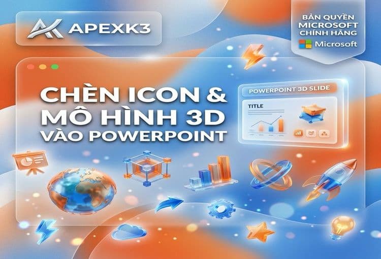Chèn SVG, Icon Và Mô Hình 3D Vào PowerPoint