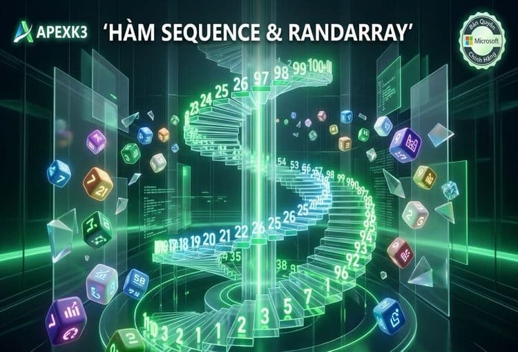 Hàm SEQUENCE Và RANDARRAY: Tạo Dãy Số Và Dữ Liệu Ngẫu Nhiên