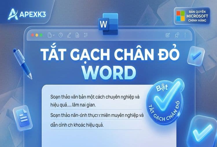 Tắt Gạch Chân Đỏ Và Kiểm Tra Chính Tả Tiếng Việt Trong Word