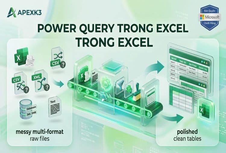 Power Query Trong Excel: Làm Sạch Và Gộp Nhiều File