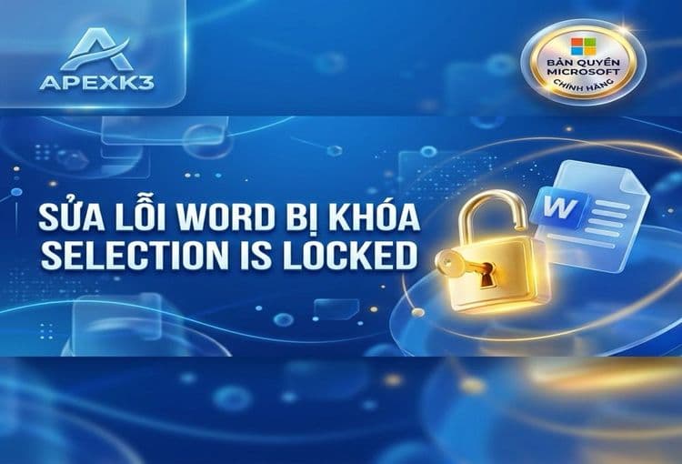 Word Bị Khóa Không Cho Chỉnh Sửa: Lỗi Selection Is Locked