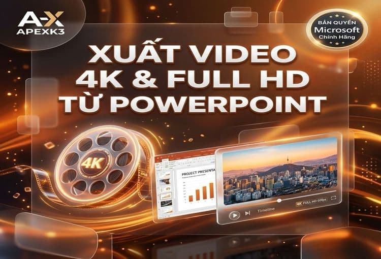 Xuất Video 1080p, 4K Và Ảnh GIF Từ PowerPoint