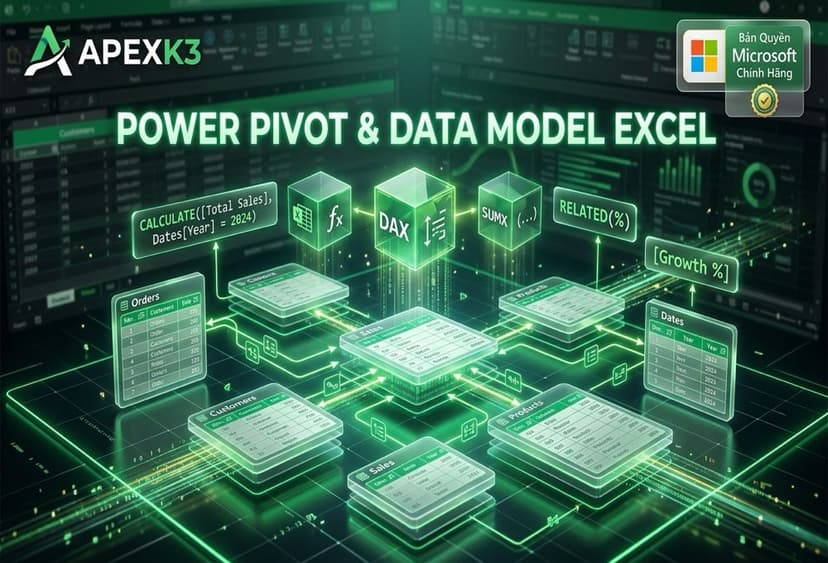 Power Pivot Và Data Model Trong Excel: Phân Tích Dữ Liệu Lớn