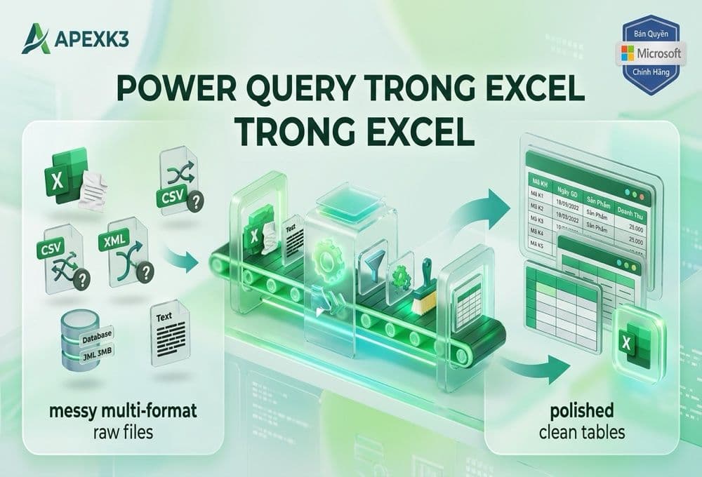Power Query Trong Excel: Làm Sạch Và Gộp Nhiều File