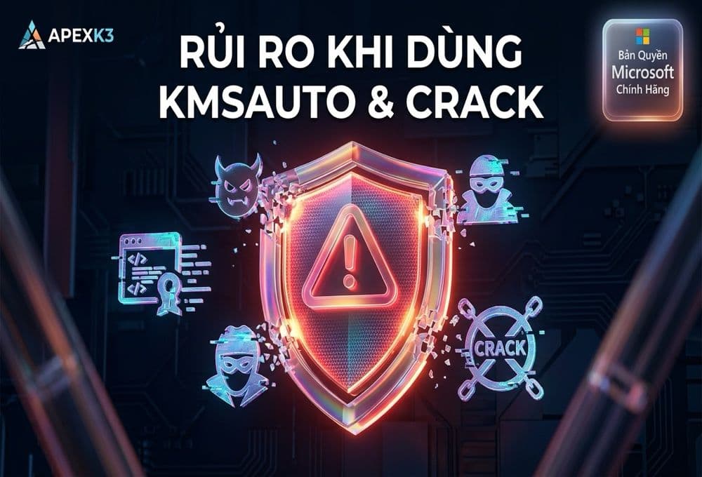 Rủi Ro Khi Dùng KMSAuto Và Tool Crack Office Có Thật Không?
