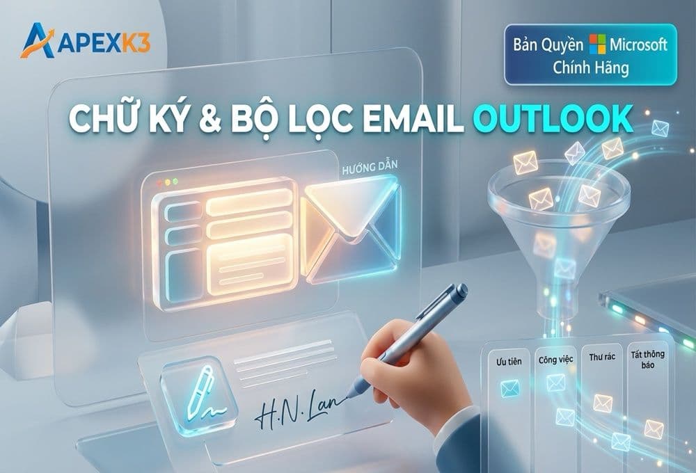 Tạo Chữ Ký, Quy Tắc Lọc Email Và Hộp Thư Ưu Tiên Outlook