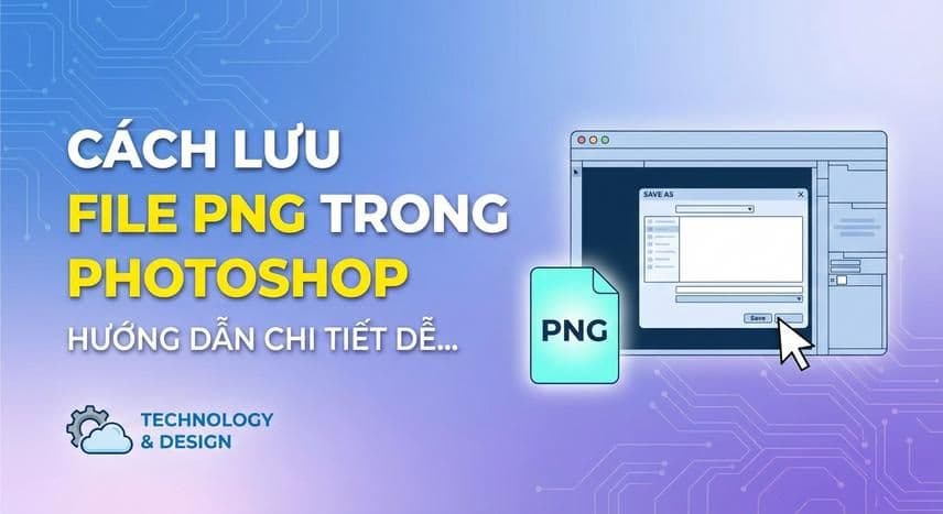 Cách lưu file PNG trong Photoshop: Hướng dẫn chi tiết dễ ...