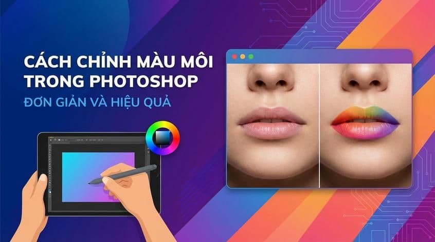 Cách Chỉnh Màu Môi Trong Photoshop Đơn Giản Và Hiệu Quả