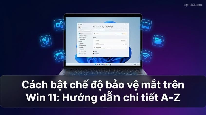 Cách bật chế độ bảo vệ mắt trên Win 11: Hướng dẫn chi tiết A–Z