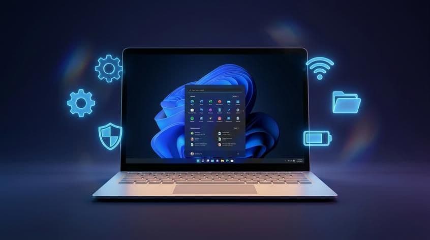 Cách kiểm tra độ chai pin laptop Win 11 chi tiết, dễ hiểu